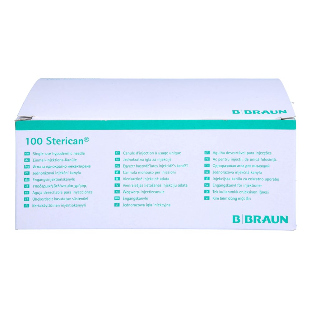 Sterican Kanülen 21 Gx3 1/8 0,8x80 Mm (100 stk)