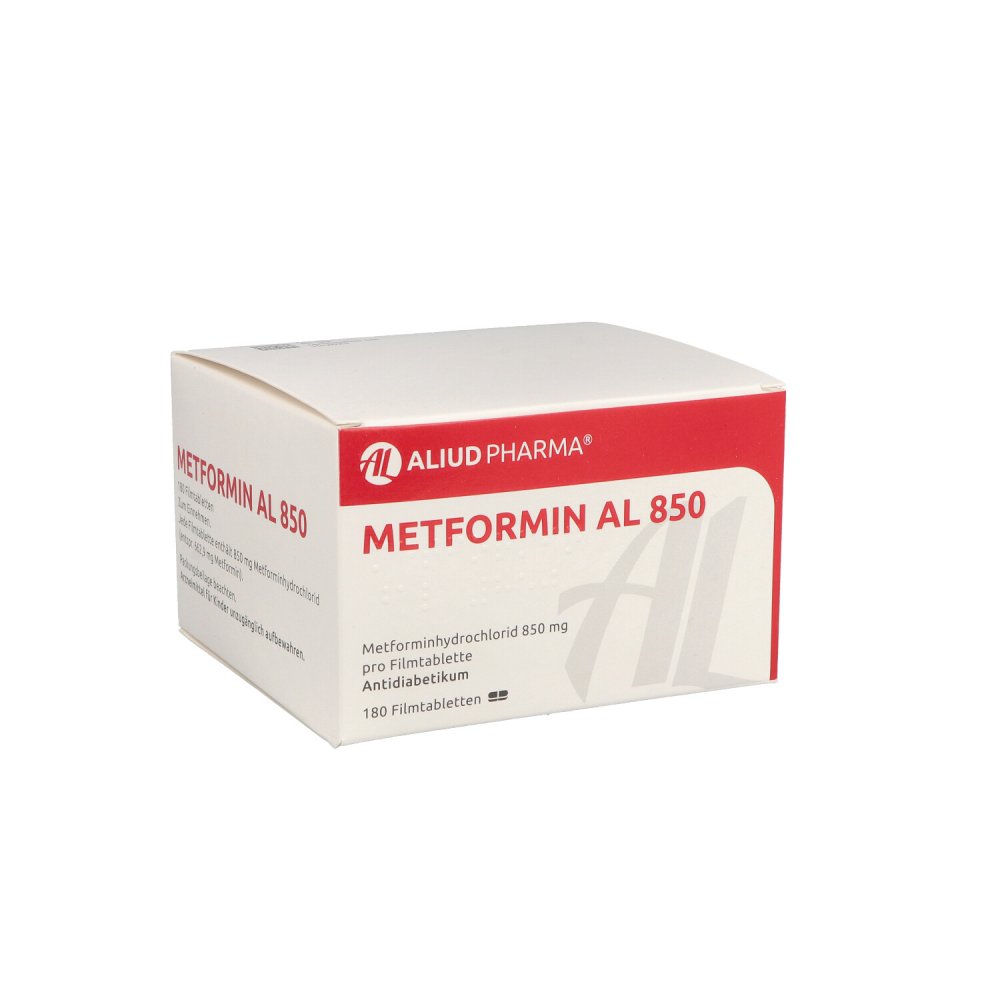 Metformin Al 850 Mg Filmtabletten (180 stk)