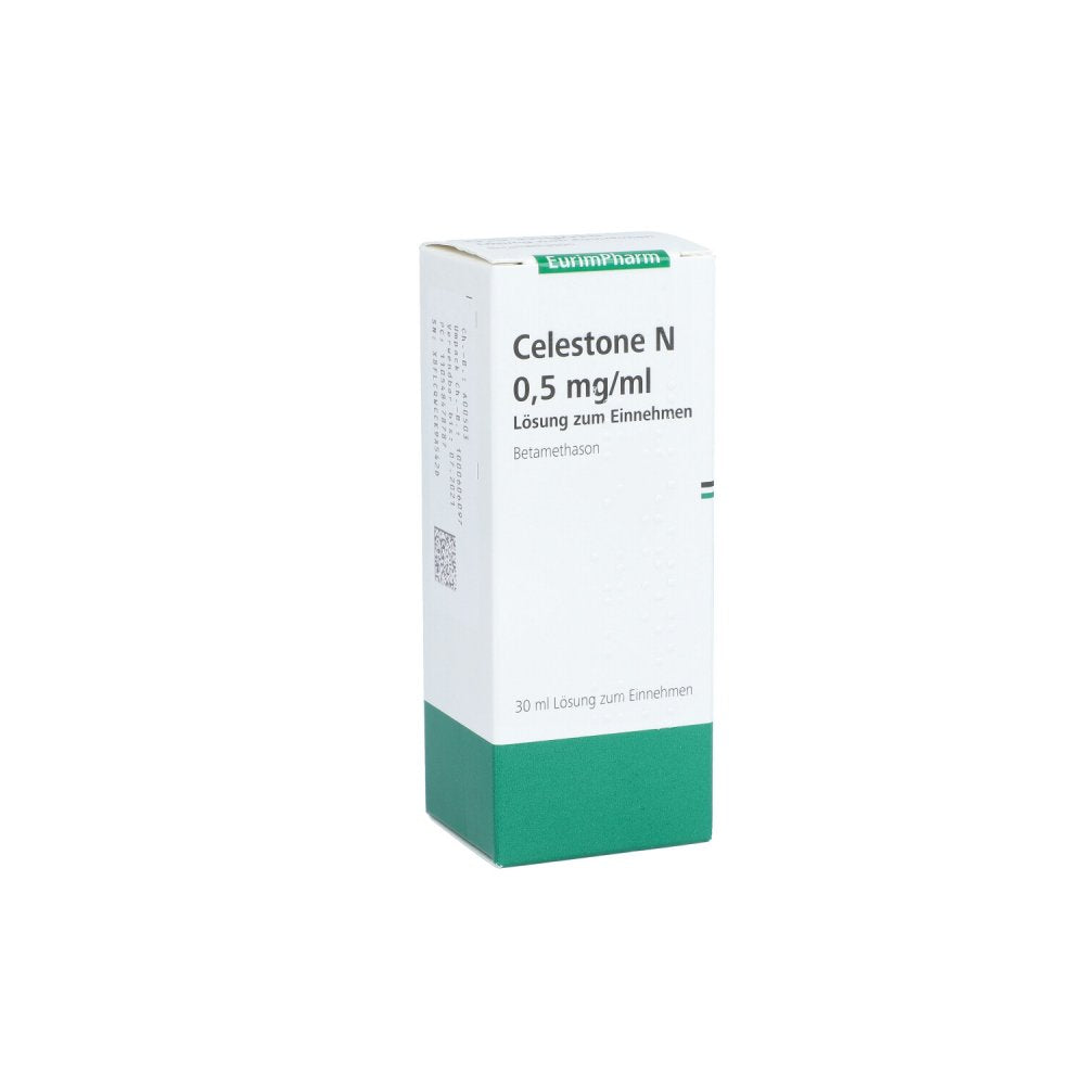 Das Produktfoto zeigt Celestone N 0,5 Lösung Zum Einnehmen (30 ml) PZN 05484787