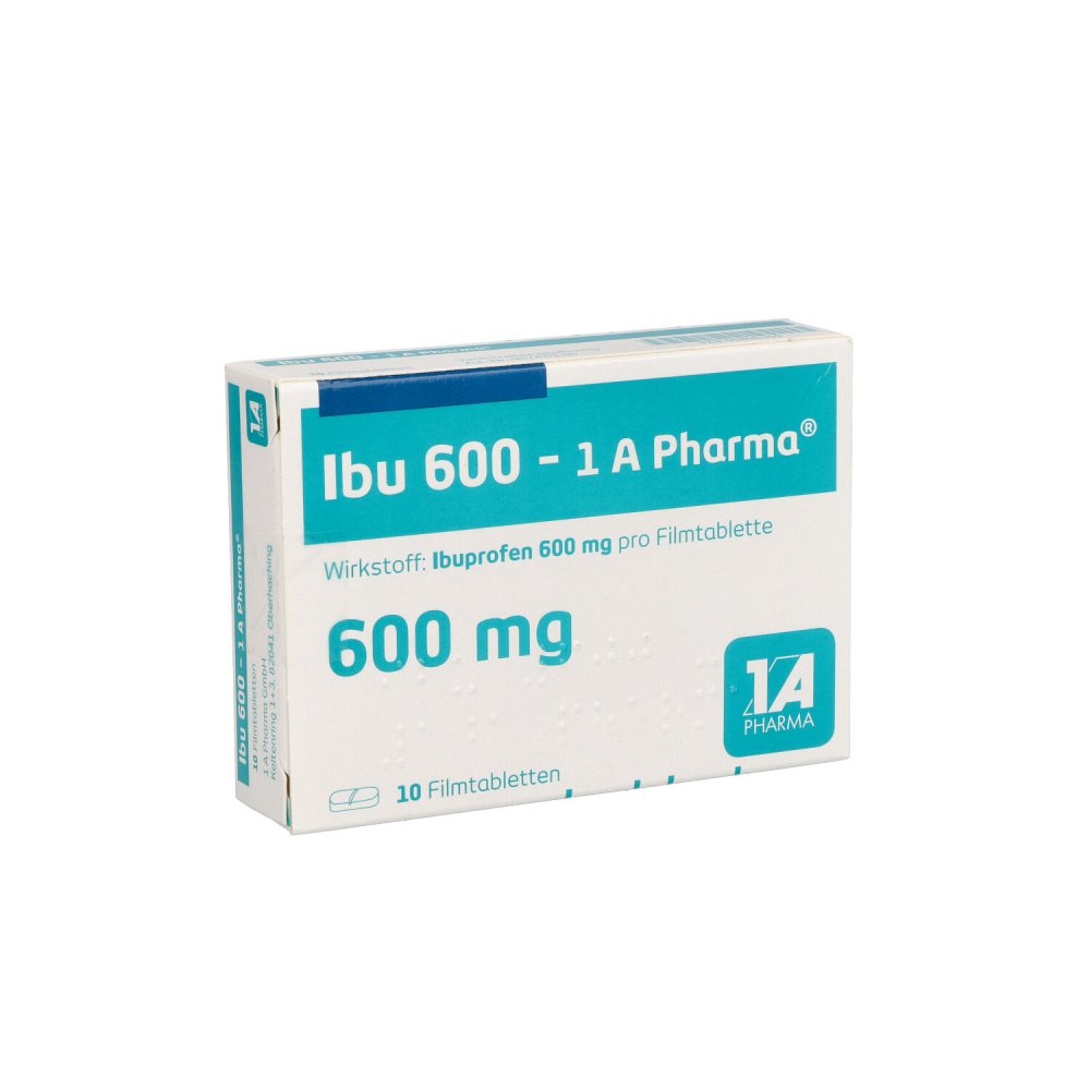 Ibu 600-1a Pharma Filmtabletten (10 stk)
