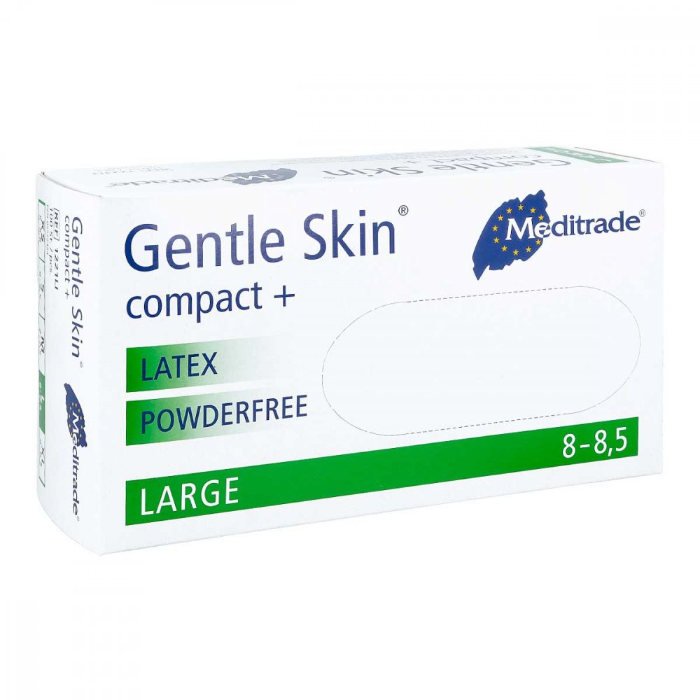 Das Produktfoto zeigt Gentle Skin Compact Unt.Handschuh Unsteril Gr.L (100 stk) PZN 05522424