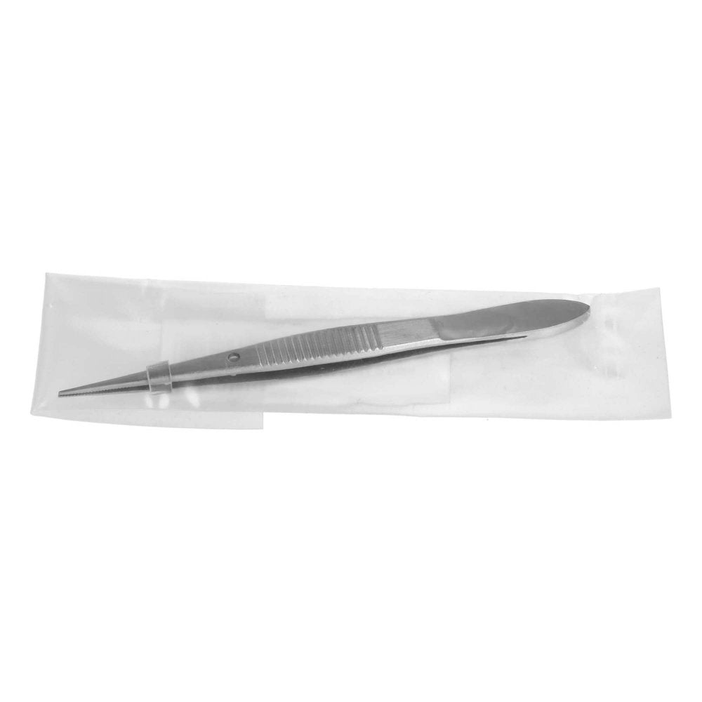 Das Produktfoto zeigt Pinzette Splitter Spitz 9 Cm (1 stk) PZN 05522789