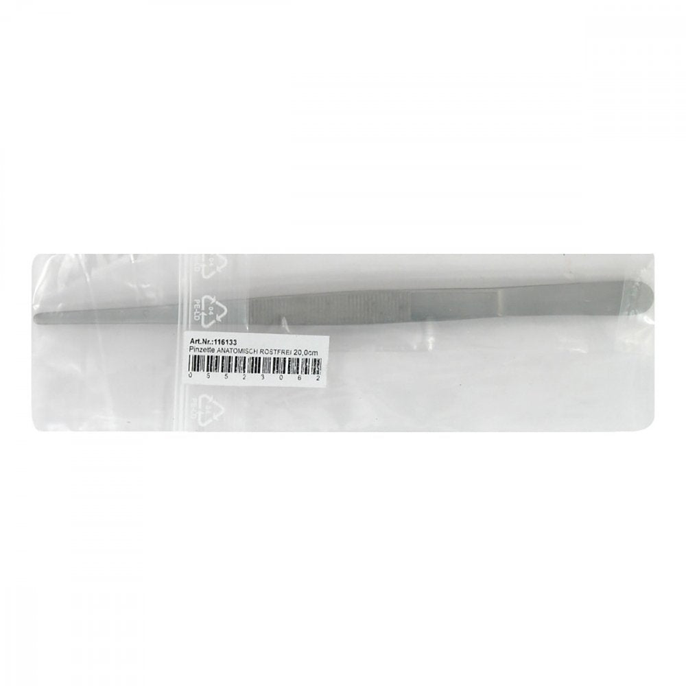 Das Produktfoto zeigt Pinzette Anatomisch Rostfrei 20 Cm (1 stk) PZN 05523062