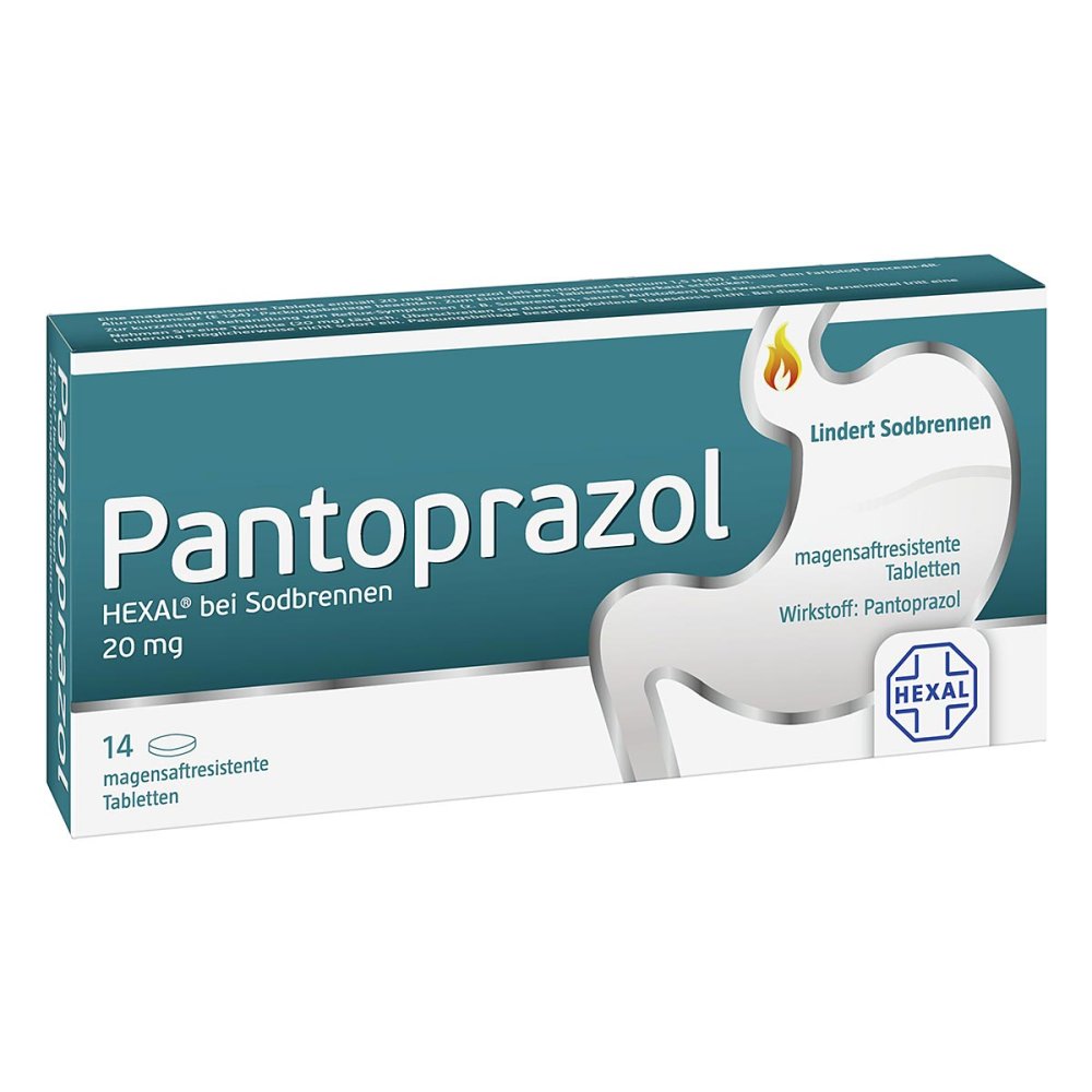 Pantoprazol Hexal B.Sodbrennen Magensaftres.Tabl. (14 stk)