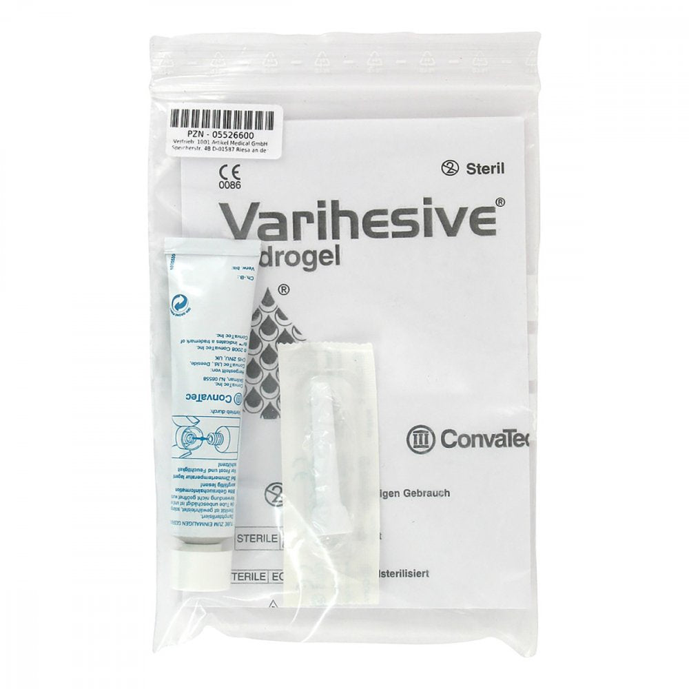 Das Produktfoto zeigt Varihesive Hydrogel M.Steril.Applikator 967717 (1X15 g) PZN 05526600