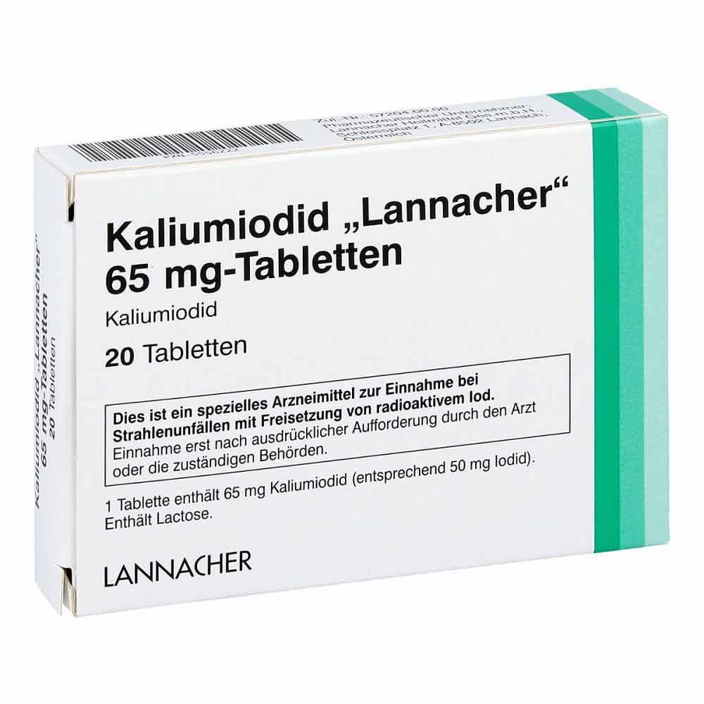 Kaliumiodid Lannacher 65 Mg Tabletten (20 stk)