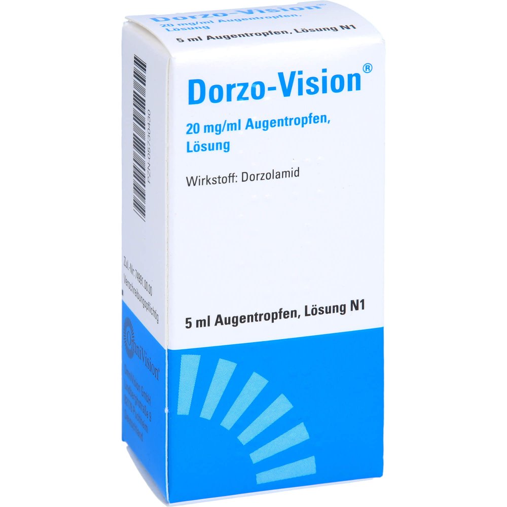 Das Produktfoto zeigt Dorzo-Vision 20 Mg/Ml Augentropfen (5 ml) PZN 05730430