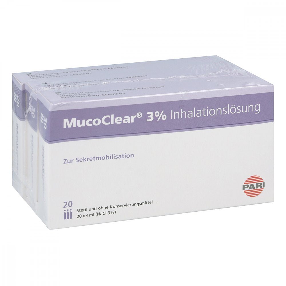 Mucoclear 3% Nacl Inhalationslösung (60X4 ml)
