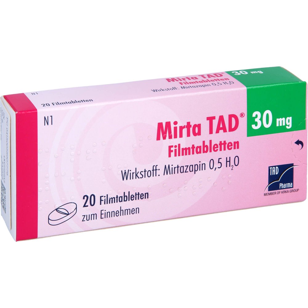 Mirta Tad 15 Mg Gewichtszunahme
