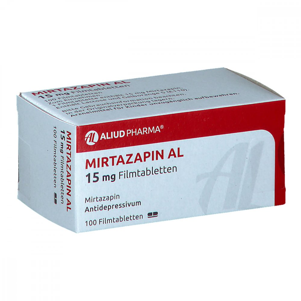 Mirtazapin Al 15 Mg Filmtabletten (100 stk)