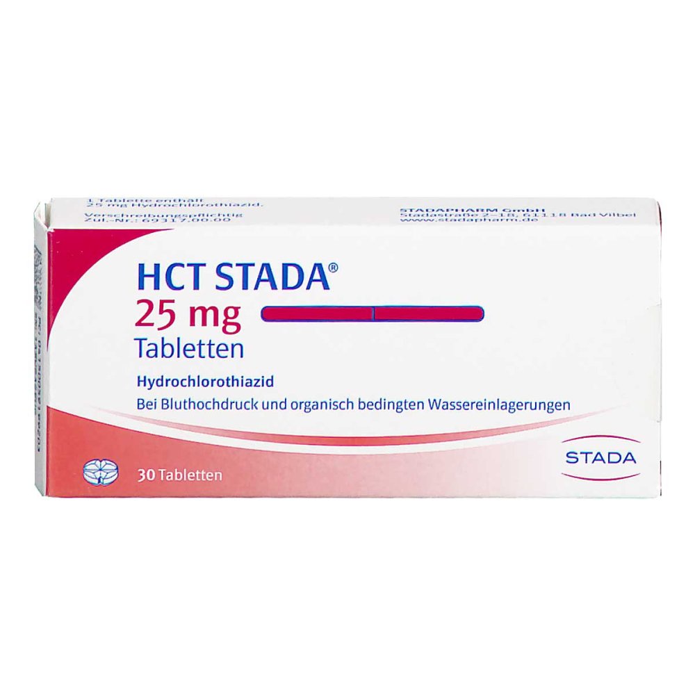 Hct Stada 25 Mg Tabletten (30 stk)