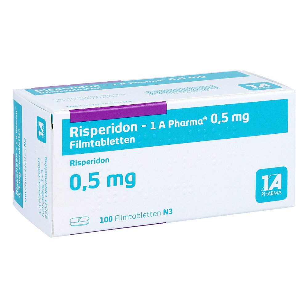 Risperidon-1a Pharma 0,5 Mg Filmtabletten (100 stk)