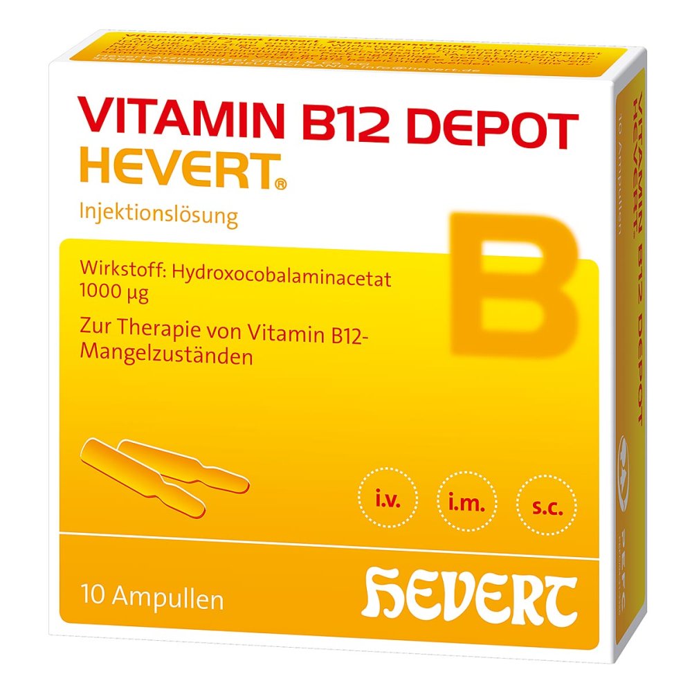 Vitamin B12 Depot Hevert Ampullen (10X2 ml)