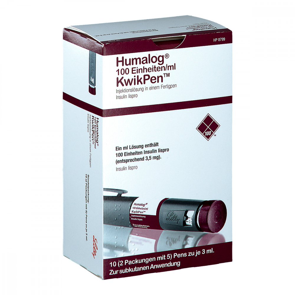Humalog 100 E/Ml Kwikpen Injektionslösung (10 stk)