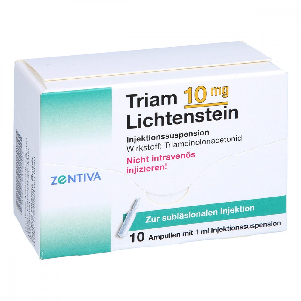 Triam 10 Lichtenstein Kristallsuspension Ampullen (10X1 ml)