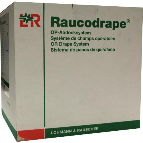 Das Produktfoto zeigt Raucodrape N Lochtuch 120x150 Cm 2lagig Sk. (25 stk) PZN 06162436
