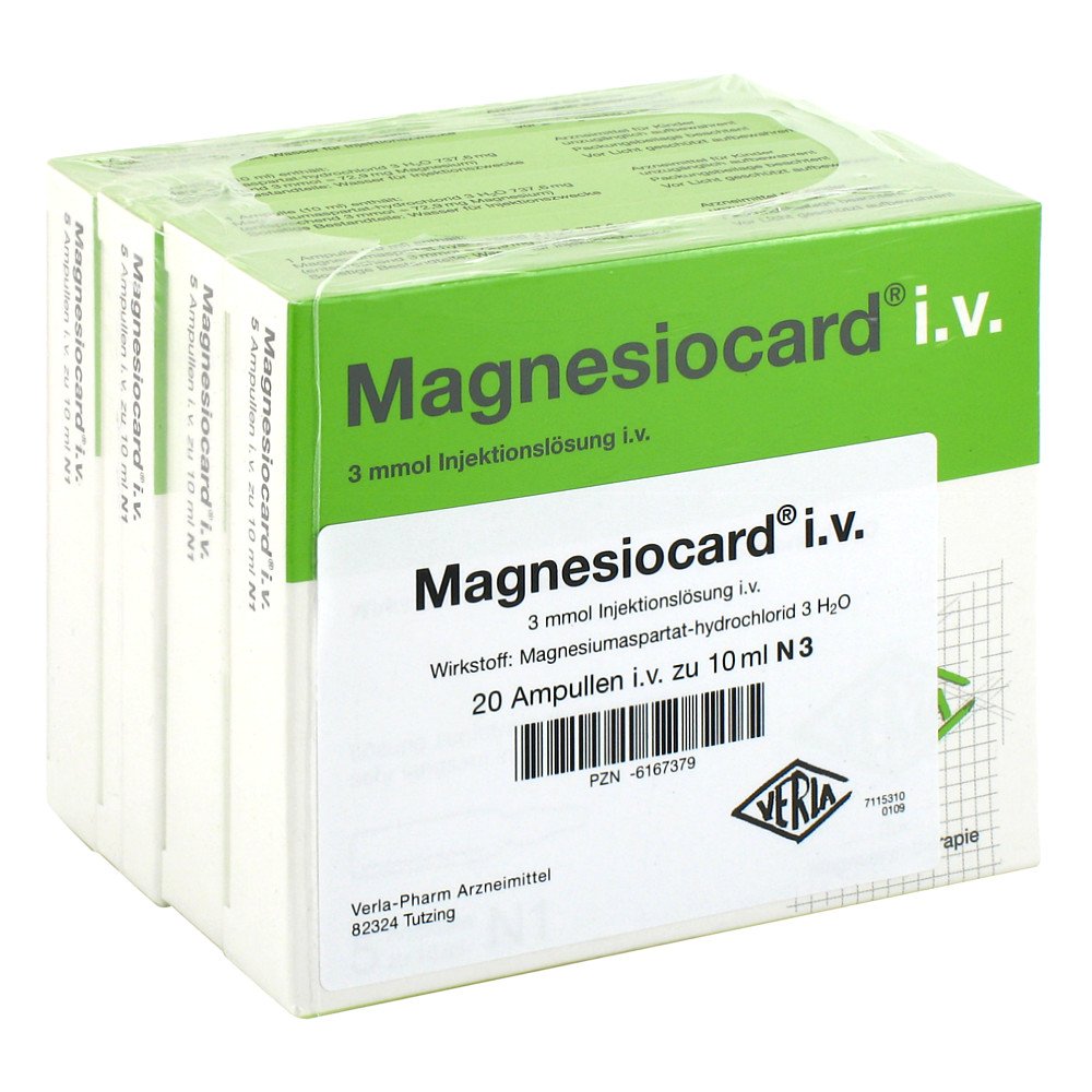 Magnesiocard I.V. Injektionslösung (20X10 ml)