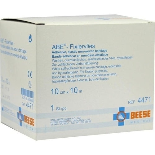 Das Produktfoto zeigt Abe Fixiervlies Rolle 10 Cmx10 M (1 stk) PZN 06168686