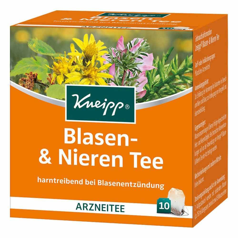 Das Produktfoto zeigt Kneipp Tee Blasen Und Nieren Filterbeutel (10 stk) PZN 06310983