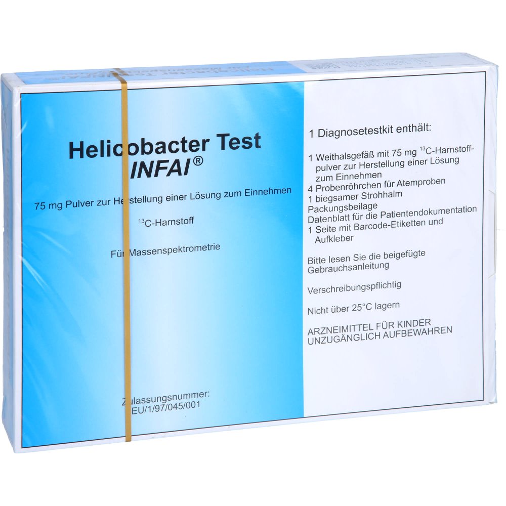 Das Produktfoto zeigt Helicobacter Test Infai Massenspektrometer (1 stk) PZN 06318967