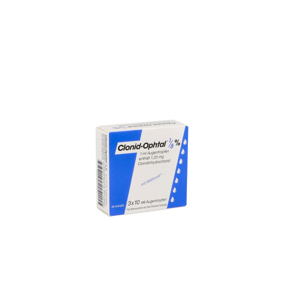 Clonid Ophtal 1/8% Augentropfen (3X10 ml)