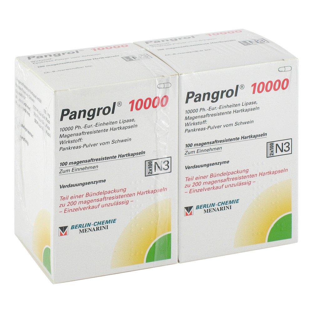 Pangrol 10.000 Hartkps.M.Magensaftr.Überz.Pell. (200 stk)
