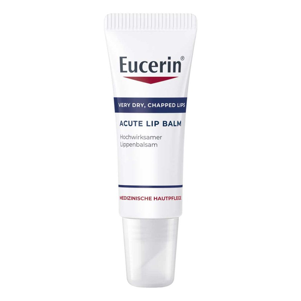 Das Produktfoto zeigt Eucerin Th Acute Lip Balm (10 ml) PZN 06336209