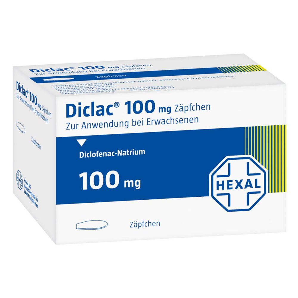 Diclac 100 Mg Zäpfchen (30 stk)