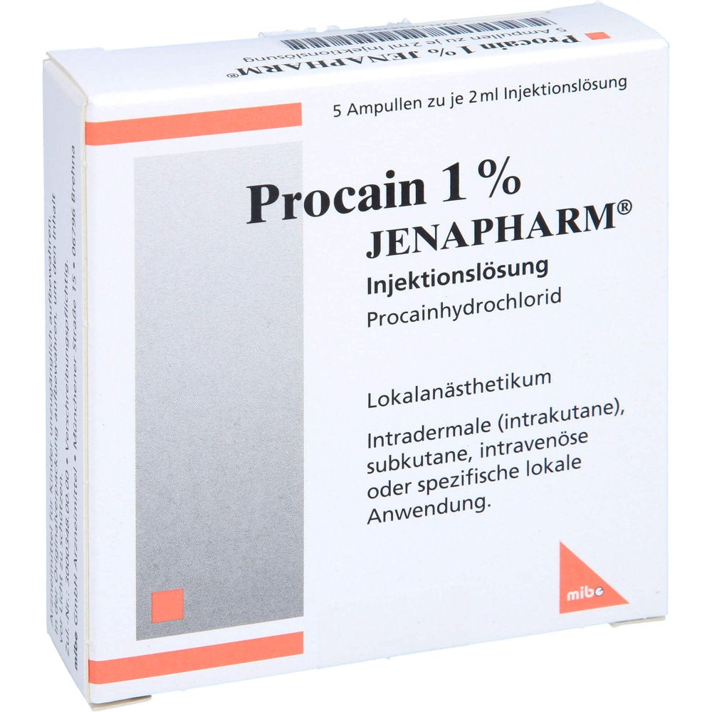 Procain 1% Jenapharm Injektionslösung Ampullen (5X2 ml)