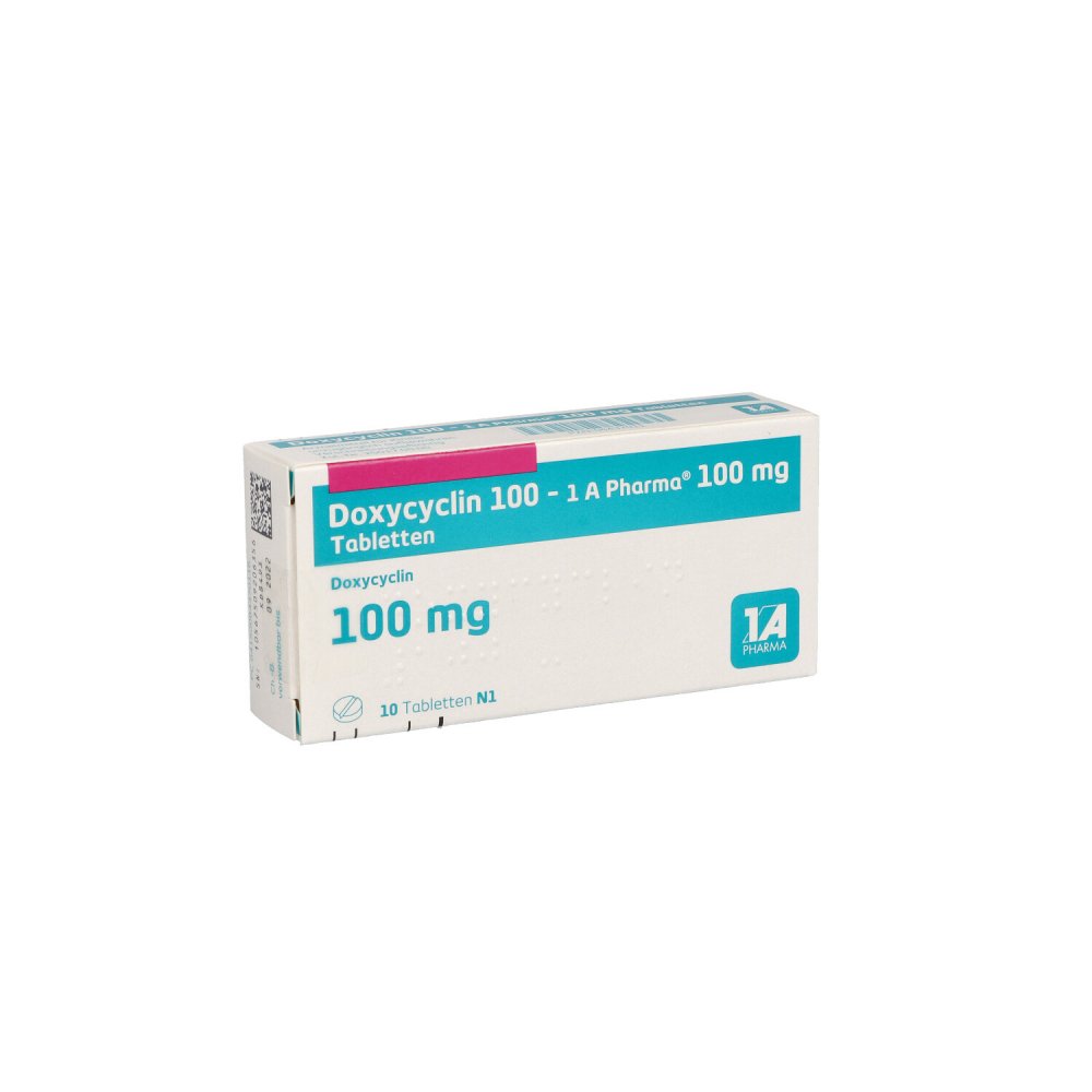 Doxycyclin 100-1a Pharma Tabletten (10 stk)