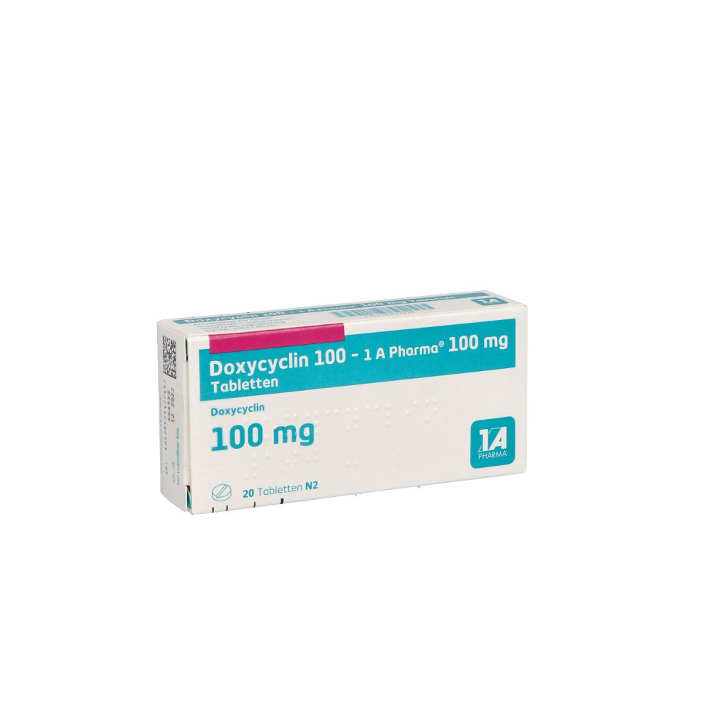 Doxycyclin 100-1a Pharma Tabletten (20 stk)
