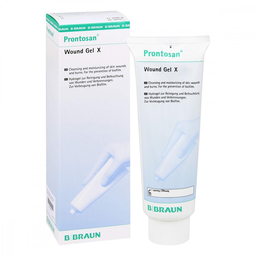 Das Produktfoto zeigt Prontosan Wound Gel X (250 g) PZN 06464893