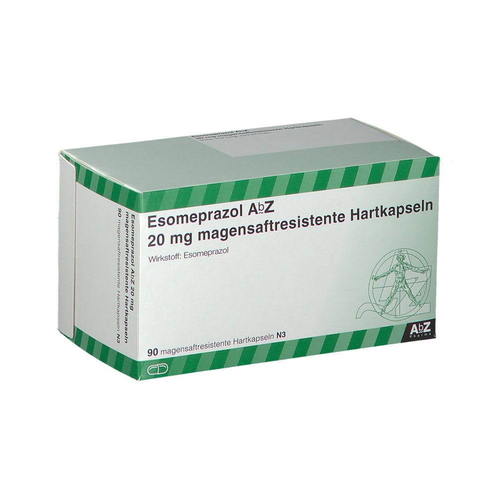 Esomeprazol Abz 20 Mg Magensaftr.Hartkapseln (90 stk)