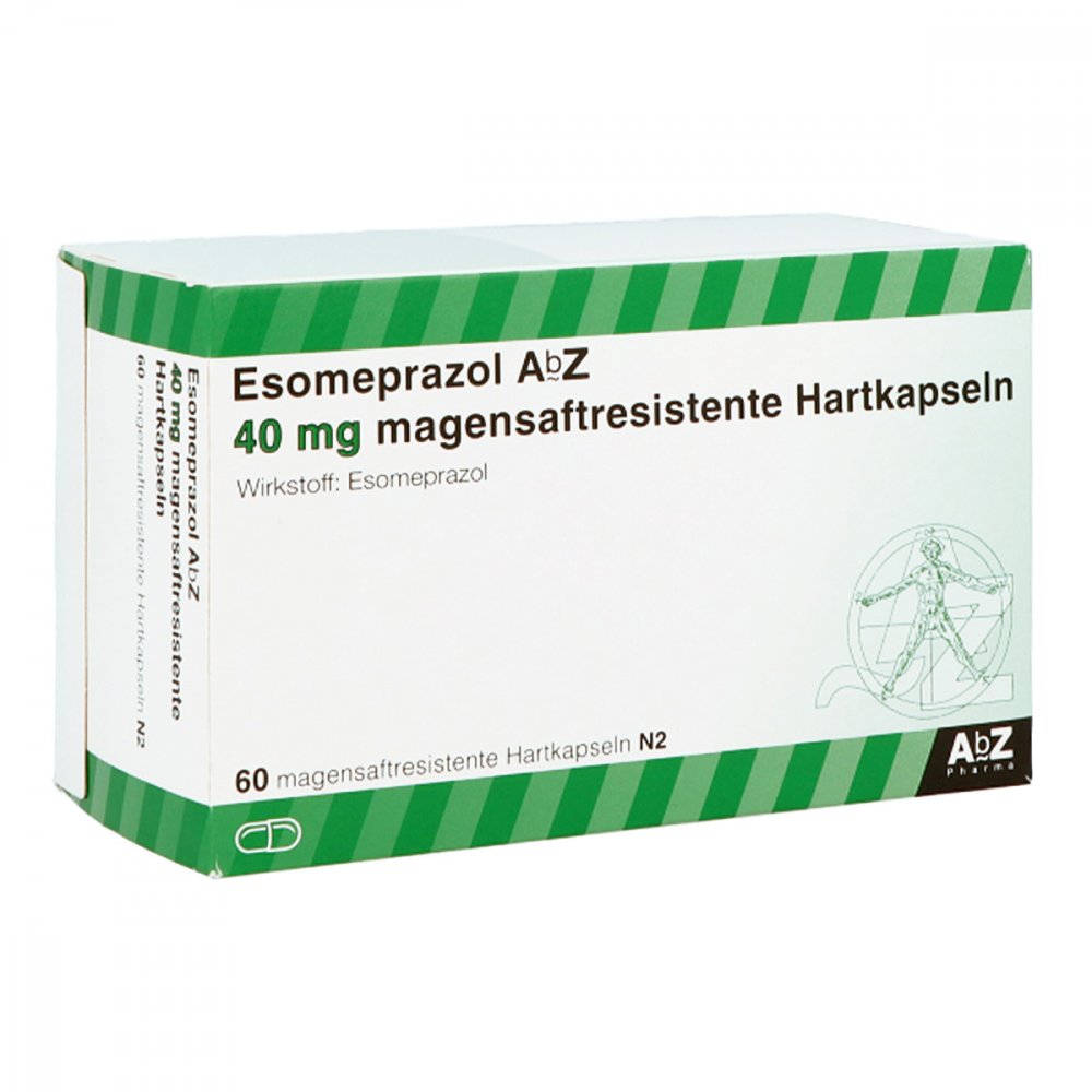 Esomeprazol Abz 40 Mg Magensaftr.Hartkapseln (60 stk)