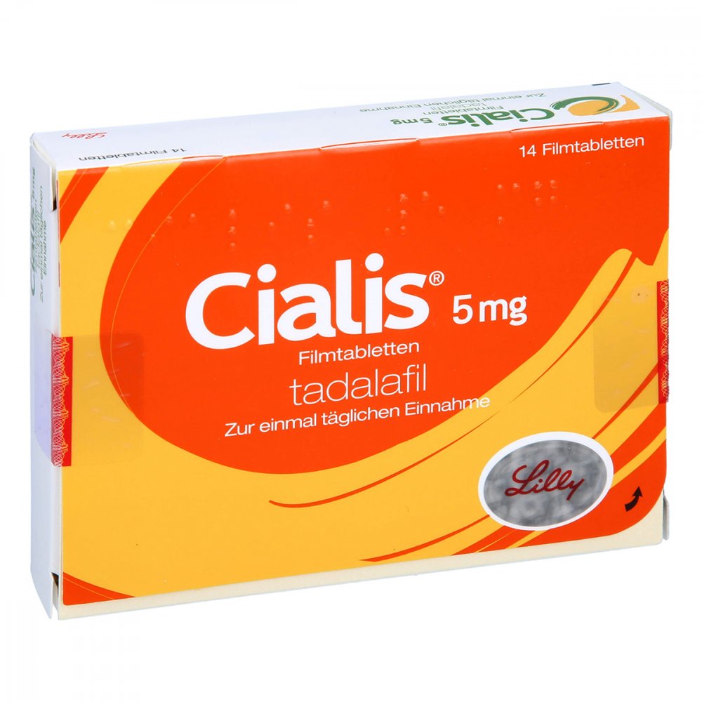Das Produktfoto zeigt Cialis 5 Mg Filmtabletten (14 stk) PZN 06472208