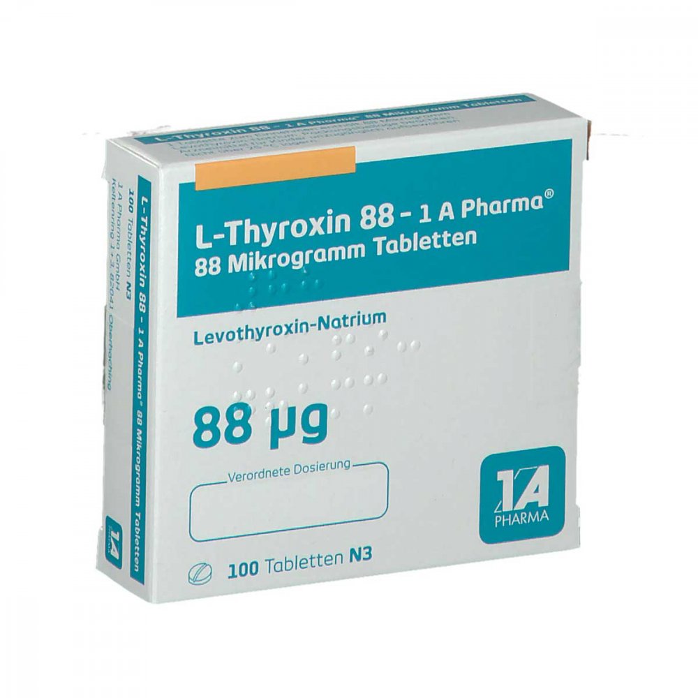 L-Thyroxin 88-1a Pharma Tabletten (100 stk)