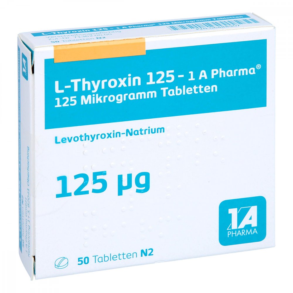 L-Thyroxin 125-1a Pharma Tabletten (50 stk)
