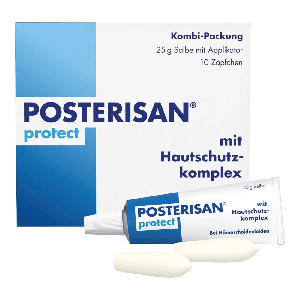 Das Produktfoto zeigt Posterisan Protect Kombipackung (1 Pck) PZN 06494026