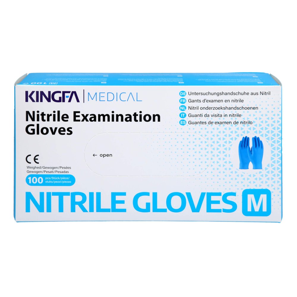 Nitril Einmal Handschuhe Puderfrei Mittel (100 stk)