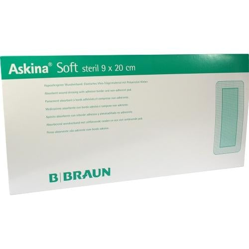 Das Produktfoto zeigt Askina Soft Wundverband 9x20 Cm Steril (30 stk) PZN 06645927