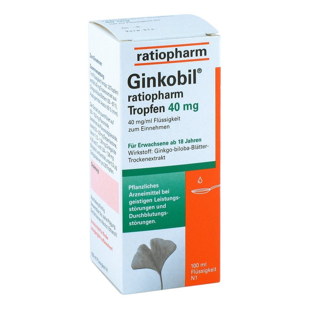 Ginkobil-Ratiopharm Tropfen 40 Mg (100 ml)