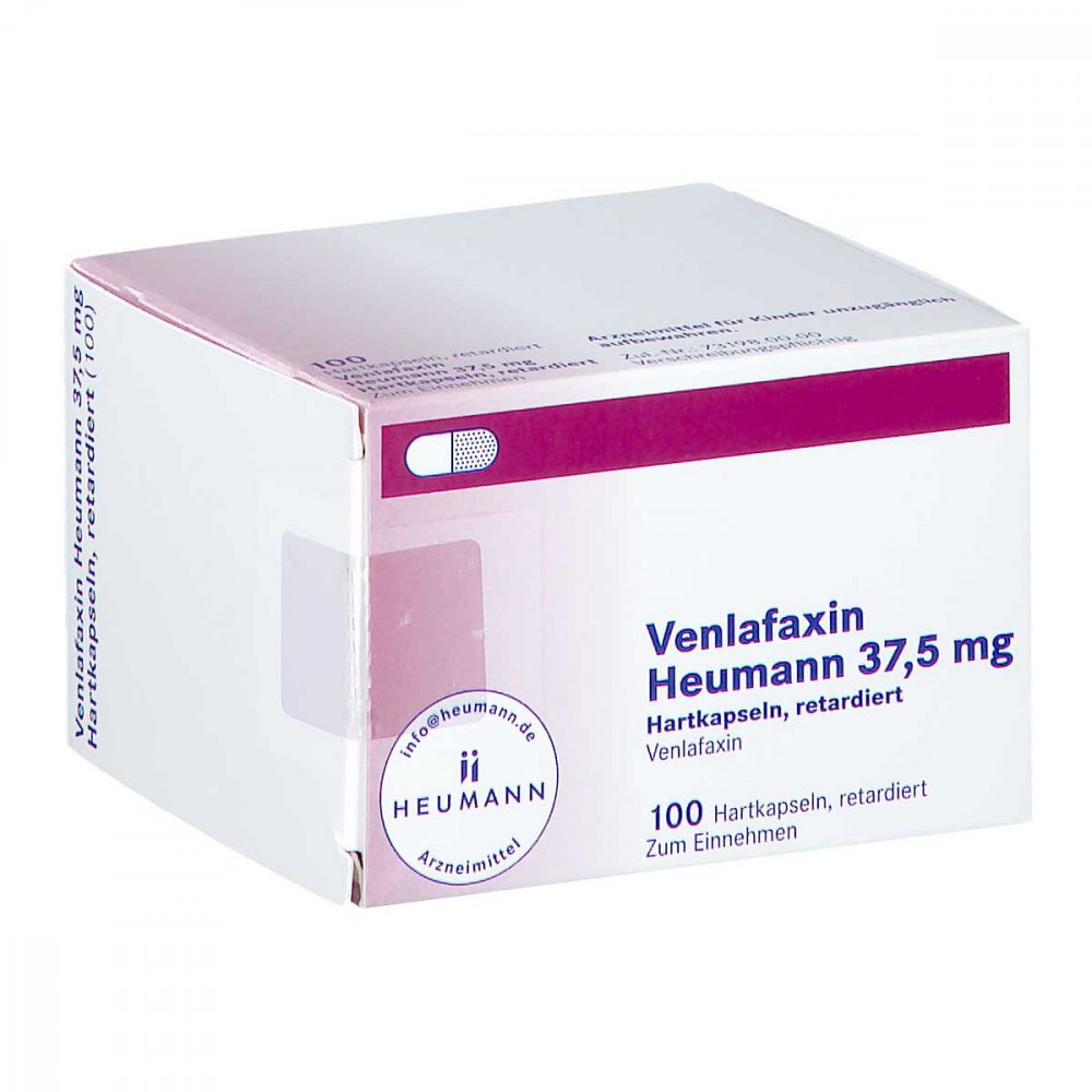 Venlafaxin Heumann 37,5 Mg Hartkapseln Retardiert (100 stk)