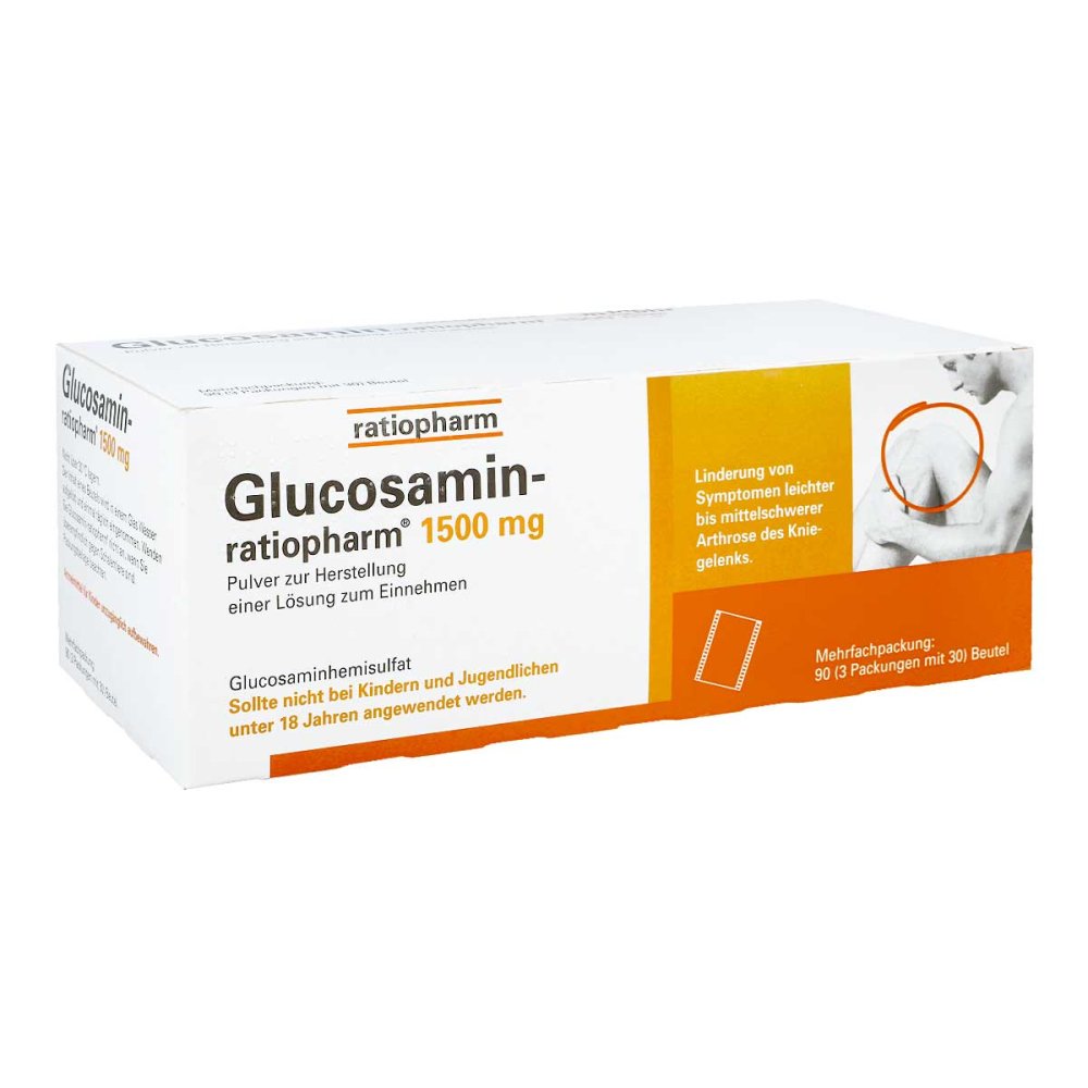 Glucosamin-Ratiopharm 1500 Mg Plv.Z.H.E.L.Z.Einn. (90 stk)