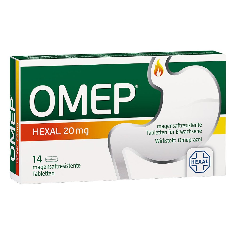 Omep Hexal 20 Mg Magensaftresistente Tabletten (14 stk)