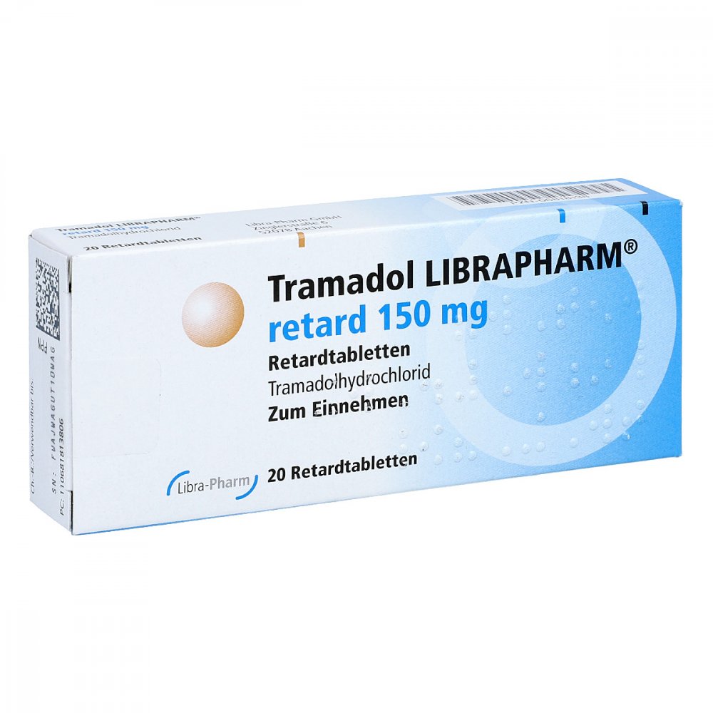 Tramadol Librapharm Retard 150 Mg (20 stk)