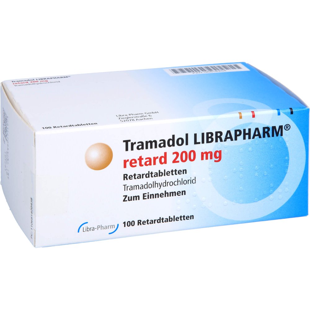Tramadol Librapharm Retard 200 Mg (100 stk)