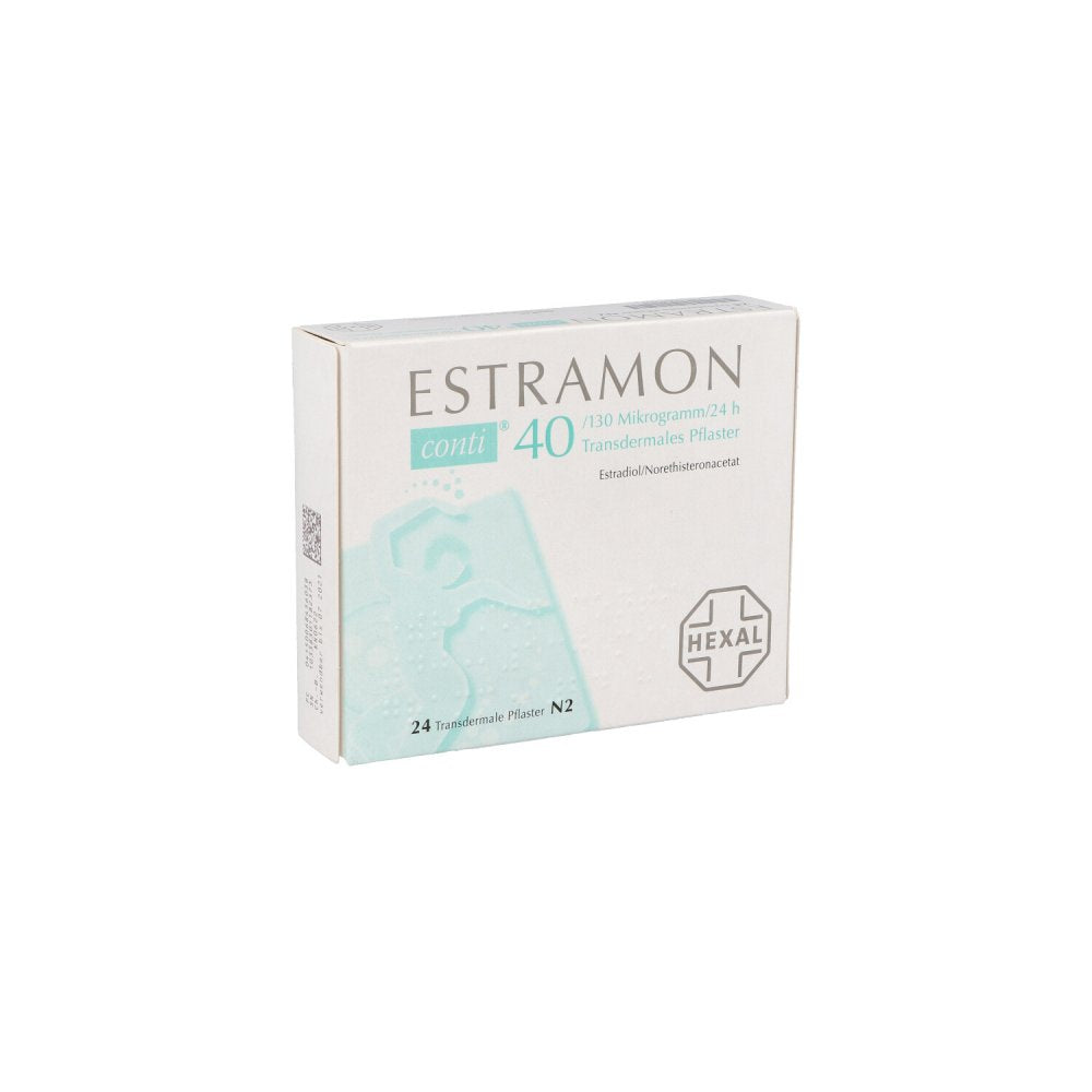 Estramon Conti 40/130 Μg/24 Stunden Transd.Pflast. (24 stk)