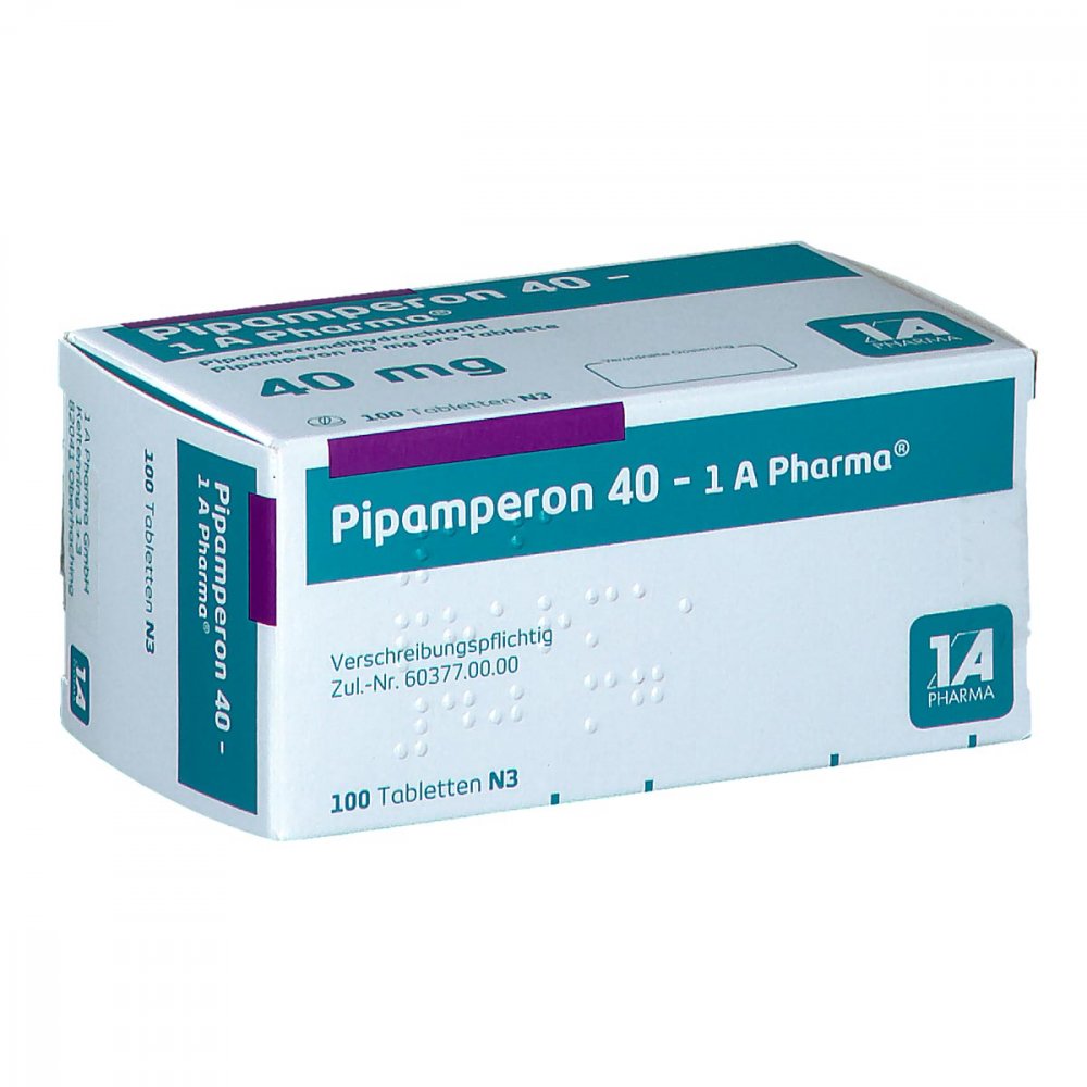 Pipamperon-1a Pharma 40 Mg Tabletten (100 stk)