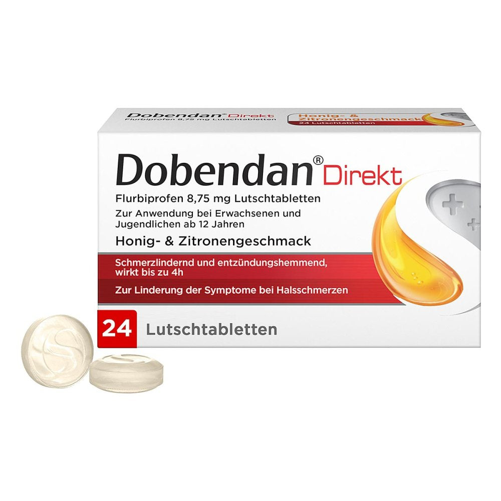 Dobendan Direkt Flurbiprofen 8,75 Mg Lutschtabl. (24 stk)