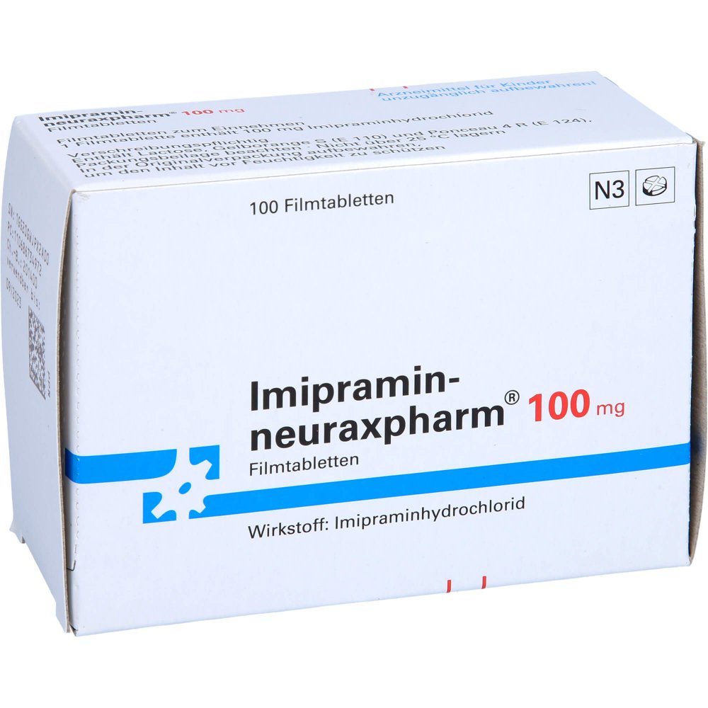 Imipramin-Neuraxpharm 100 Mg Filmtabletten (100 stk)